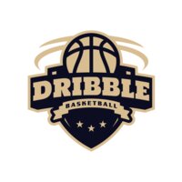Dribble basketball logo 02