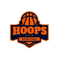 Hoops Basketball logo template 03