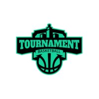 Tournament Basketball logo template