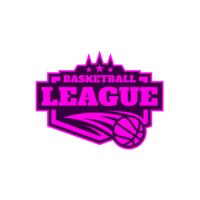 League Basketball logo template 02