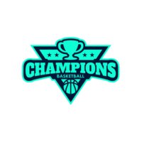 Champions Basketball League logo template 02