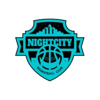 Night city Basketball club logo template