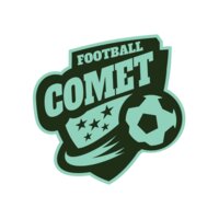 Comet Football logo template