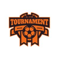Tournament Soccer league logo template