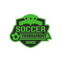 Soccer Tournament logo template 02